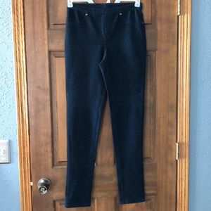 Tribal blue patterned jeggings